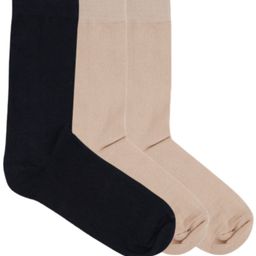 N2S NEXT2SKIN Women Pack Of 3 Solid Cotton Calf-Length Thumb Socks-image-77