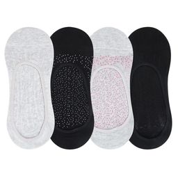 Bonjour Women Pack Of 4 Assorted Shoe Liners-10