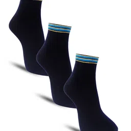 Dollar Socks Men Pack Of 3 Assorted Ankle Length Socks-image-100