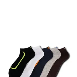 Cotstyle Men Pack Of 5 Assorted Low Ankle Socks-23
