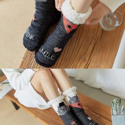 Alexvyan Patterned Calf-Length Boot Warm Soft & Cozy Thermal Socks image 2