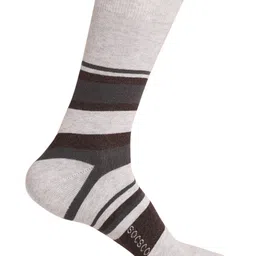MUTAQINOTI Men Pack Of 4 Assorted Calf Length Antimicrobial Socks image 2