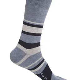 MUTAQINOTI Men Pack Of 4 Assorted Calf Length Antimicrobial Socks image 3