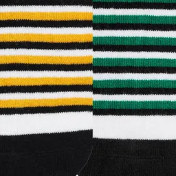 Dynamocks Unisex Set Of 4 Striped Calf-Length Socks image 5