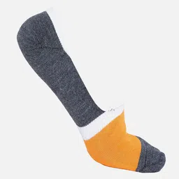 BAESD Pack Of 4 Colorblocked Patterned Shoe Liners Socks image 3