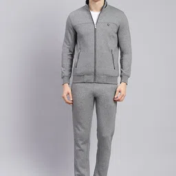 Monte Carlo Self-Design Mock Collar Sweatshirt & Trackpants-picture-2