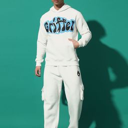 GRIFFEL Men Printed Sweatshirt With Track Pant-picture-13