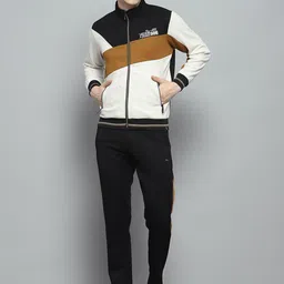 Monte Carlo Men Printed Mock Neck Full Sleeve Tracksuit-image-43