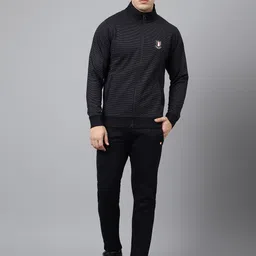 FCK GOLD Geometric Printed Relax Sports Tracksuit-image-41