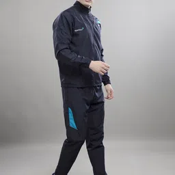 SPORT SUN Men Mock Collar Neck Long Sleeves Tracksuit-image-26