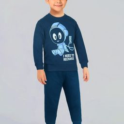 Toonyport Boys Graphic Printed Pure Cotton Tracksuit-image-42