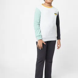 Sweet Dreams Boys White Colourblocked Night suit-image-67