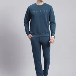 Monte Carlo Typography Printed Sweatshirt With Track Pants-picture-15
