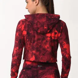 BODD ACTIVE Abstract Printed Hooded Sweatshirt With Tights image 4