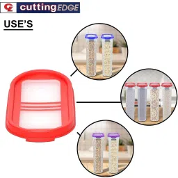 Modular Containers Lids for Boxes Compatible with Cutting EDGE Containers Only 7.4 inch, 3.7 inch Lid Set image 4