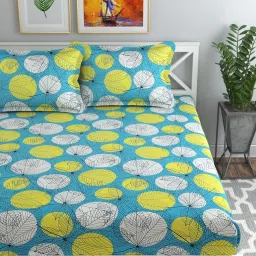 144 TC Microfiber Double Printed Flat Bedsheet-image-47