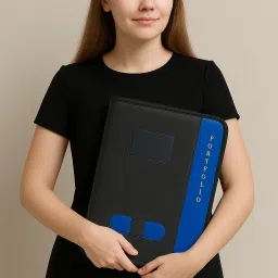 kittu PU LEATHER PACK OF 1 B4 Size Multi-Color Exec. Files & Folders with 20-Leaf Capacity image 5
