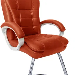 612 Milford Executive Office Armrest Chair| Ergonomic Study Boss Chair for Home Leatherette Office Visitor Chair-image-44