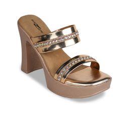 Shezone Open Toe Embellished Platform Heels image 4