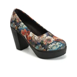 FASHIMO Printed Party Platform Pumps image 2
