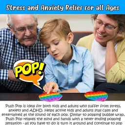 refulgix Pop it Fidget Toys get any random 6 popit toy image 3