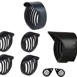 Metal Headlight, Taillight, Indicators Grills Set for RE Classic 350 & 500 CC Bike Headlight Grill-picture-26