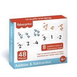 Fisher-Price 48 Pieces Addition & Subtraction Puzzles For Age 4+ Years-4