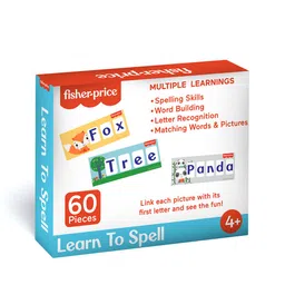 Fisher-Price 60 Pieces Learn to Spell Puzzles For Age 4+ Years-52