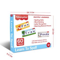 Fisher-Price 60 Pieces Learn to Spell Puzzles For Age 4+ Years image 5