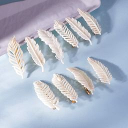 Rubans Set Of 10 Beaded Alligator Hair Clips-16