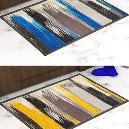 Athom Trendz Pack of 2 Premium Anti-Skid Printed Doormat-94