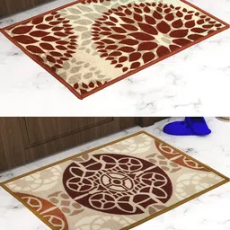 Athom Trendz Pack Of 2 Printed Trendz Premium Anti-Skid Doormats-image-86