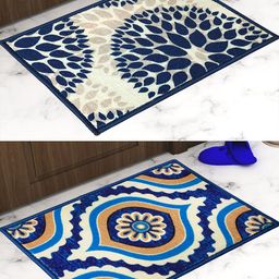 Athom Trendz Pack of 2 Premium Anti-Skid Printed Doormat-47