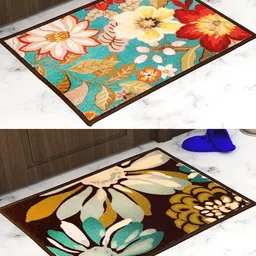 Athom Trendz Pack of 2 Premium Anti-Skid Printed Doormat-image-27
