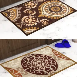 Athom Trendz Pack Of 2 Printed Trendz Premium Anti-Skid Doormats-image-78