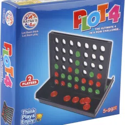 PLOT 4 SQUARE GAME FOR TRAVELLING Party & Fun Board Game-1