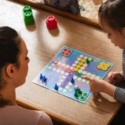 hhs sports 2 in 1 Board Game| Ludo And Chess Board Combo| Ludo With 30 cm Chess Board image 2