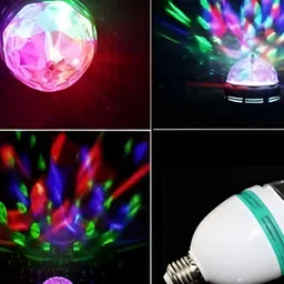 SPARK WORLD White Rotating Disco LED Ceiling Lamps image 3