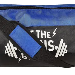 25 L Gym Duffel Bag - Let The Gains Begin - Blue-image-67