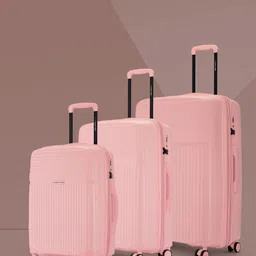 Nasher Miles Krabi Set Of 3 Hard Sided Large Trolley Bag-42