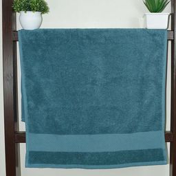 Aura Turquoise Blue Organic Cotton 610 GSM Hand Towel-image-27