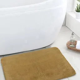 OBSESSIONS Gold-Toned Solid 1000GSM Galaxy Anti-Skid Bath Rug-image-16