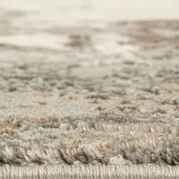 OBSESSIONS Grey Polypropylene Abstract Carpet image 2