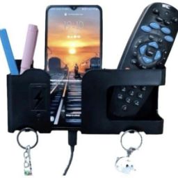 OUTSET Multi Purpose Wall mount mobile stand, Remote holder and Key chain Mobile Holder Mobile Holder image 2