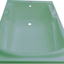 Euro 5.5 Feet Fixed Acrylic Bathtub - Green Euro Drop-in Bathtub-image-80