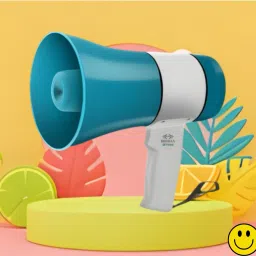 Handheld Megaphone with Siren, Microphone & Rechargeable for Outdoor EventsA291 Megaphone Portable Megaphone Siren Loudspeaker Function &Long Battery BackupY291 Outdoor PA System-picture-18