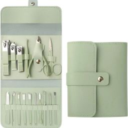 16-Piece Professional Nail Clippers Set, Stainless Steel 1 Slice Toast Rack-20