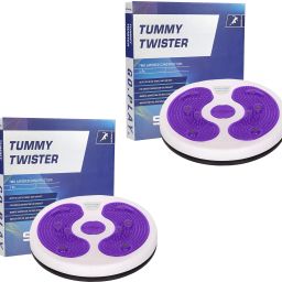 Tummy Twister for Weight Loss|Waist Trimmer|Tummy Trimmer|Body Toner (Pack of 2) Ab Exerciser-image-44