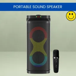 Clairbell A1 (PORTABLE BLUETOOTH PARTY SPEAKER) HD Quality Audio &Wireless Karaoke MicT191 40 W Bluetooth Party Speaker-image-47