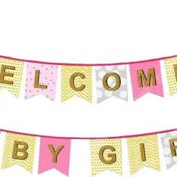 Welcome Baby Girl String Banner Banner-image-57